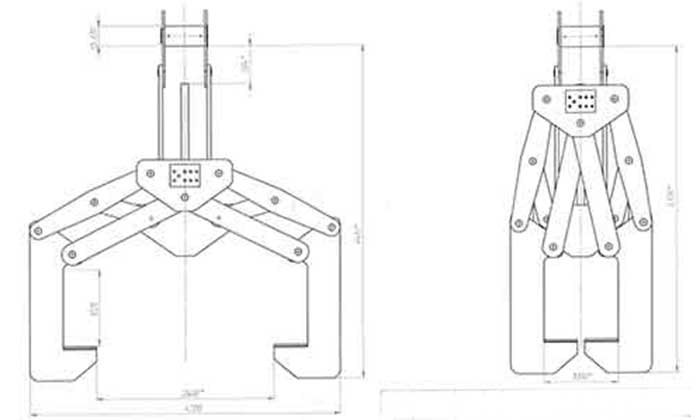 mechanical clamps drawing for your reference mechanical clamps drawing for your reference