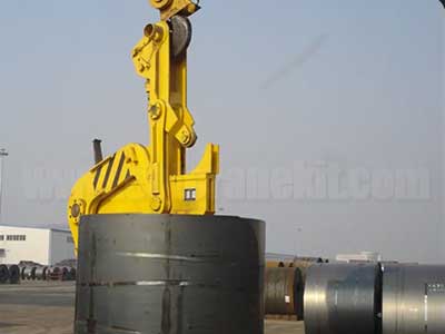 Vertical coil tong single grip type Vertical coil tong single grip type