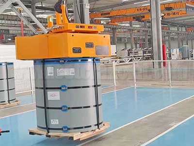 5000Kg Magnetic Overhead Crane for Vertical Steel Coil Handling
