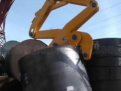 Strut type vertical coil lifter Strut type vertical coil lifter