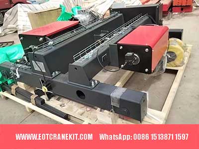 High performance European standard, 2 0 ton and 5 ton double girder hoist trolley 