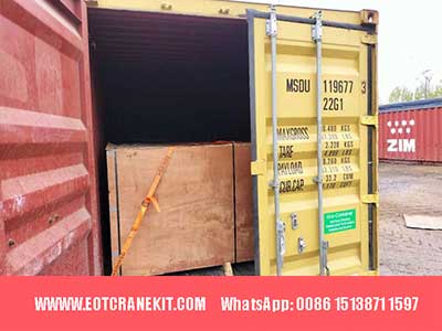 double girder bridge crane for delivery to Saudi Arabia 