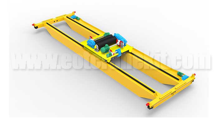 Economical double girder overhad crane with open winch trolley with Chinese parts and components with capacity up 550 ton