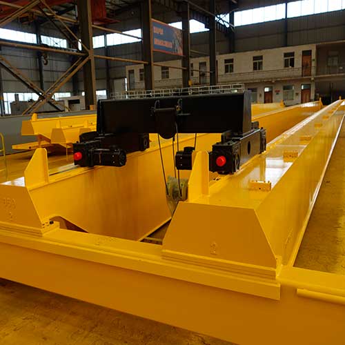 European double girder  FEM/ DIN standard wire rope hoist crane