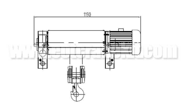 Euro wire rope electric hoist design