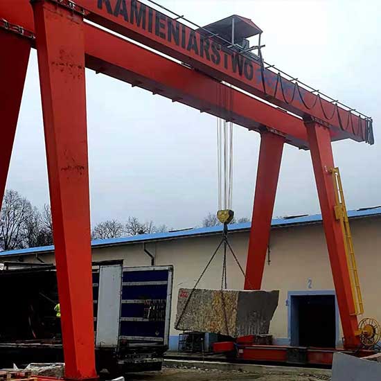 Double girder gantry crane Double girder gantry crane