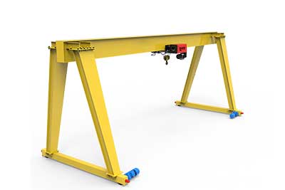 Advanced gantry crane with single girder crane design 