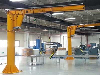 Electric jib crane - Wall jib cranes and floor jib cranes 