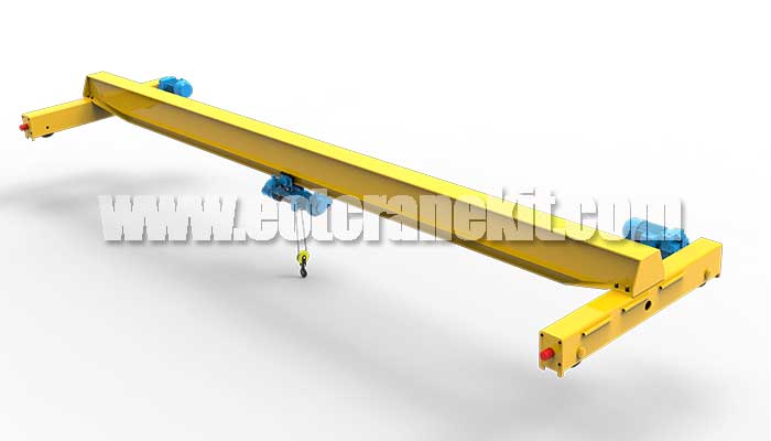 LD 10 Ton Overhead Crane Kit with Single Girder Design