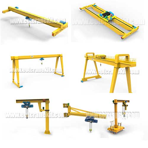 Traditional style overhead cranes, with economical cd/md electric hoists and crab trolley