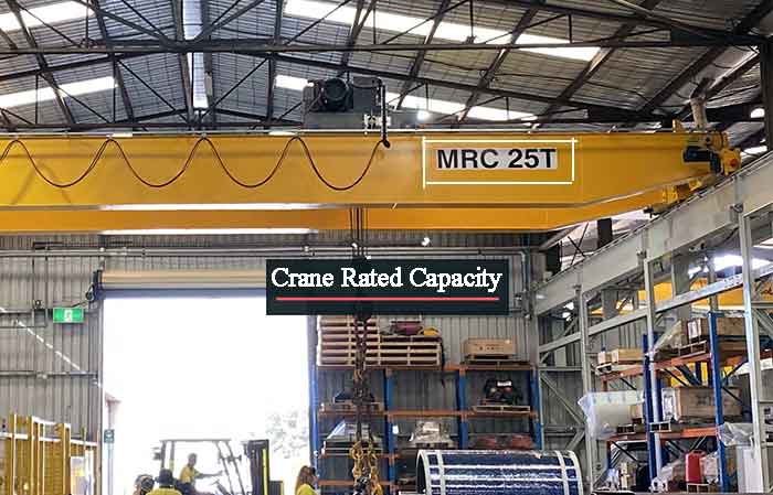  lifting capacity or rated lifting capacity of bridge crane