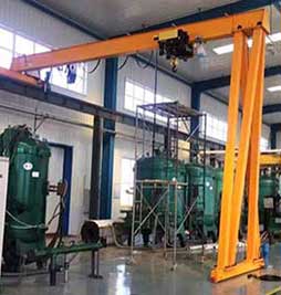 Electric hoist wall mounted gantry crane