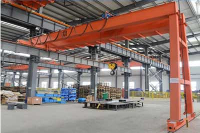 Semi-Gantry Cranes and single leg floor mounted gantry crane and goliath crane