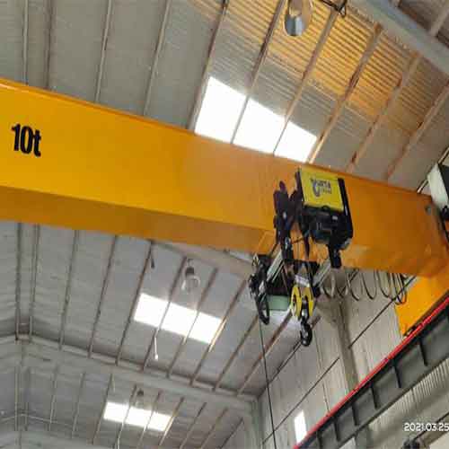 Top Running Electric Overhead Crane 10 Ton for Sale Kazakhstan