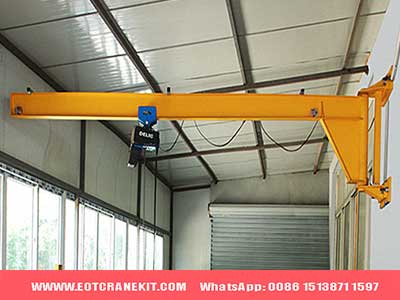 Wall mounted cantilever jib crane - Euro hoist jib crane