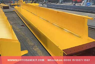 Main girder of 15 ton electric hoist double girder overhead crane for sale Kenya Main girder of 15 ton electric hoist double girder overhead crane for sale Kenya