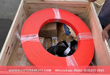 Main parts and components of double girder overhead bridge crane 15 ton for delivery to Kenya Main parts and components of double girder overhead bridge crane 15 ton for delivery to Kenya
