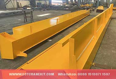 Main girder of 15 ton top running overhead crane for sale Kenya Main girder of 15 ton top running overhead crane for sale Kenya
