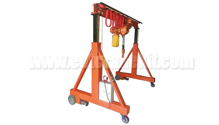 3 Ton Adjustable Gantry Crane Lifts Diesel Generators New Zealand