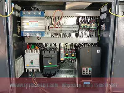 VFD control of the electric crane hoist 35 ton / 5 ton 