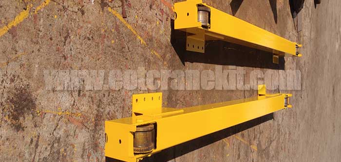 End carriages of 3 ton overhead gantry crane 