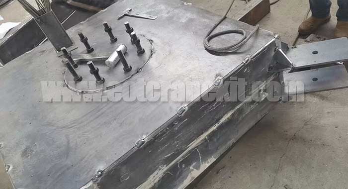 Jib crane base of 500kg small portable jib crane kit 