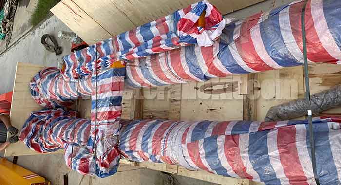 300kg pillar jib crane packed for delivery  300kg pillar jib crane packed for delivery