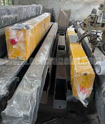 End carriages and end trucks of 10 ton single girder overhead crane kit for sale Sounth Africa 