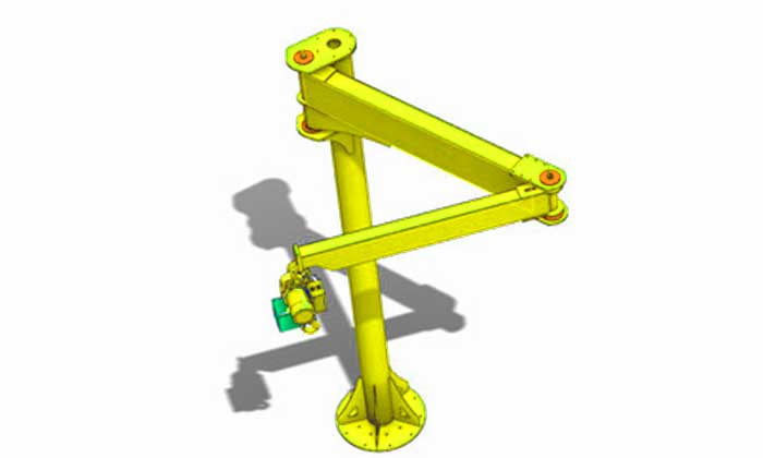 Articulating Jib Crane: Articulating Jib Crane:
