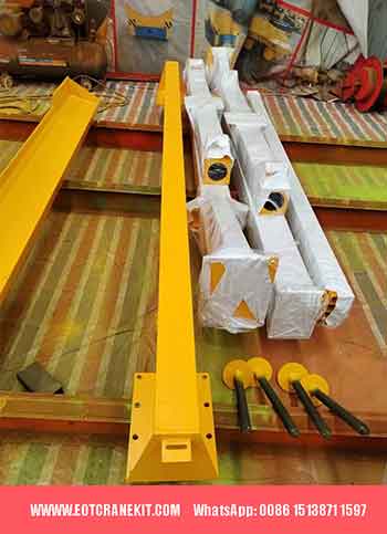 Main parts and components of steel gantry crane with electric chain fall hoist for sale  Main parts and components of steel gantry crane with electric chain fall hoist for sale
