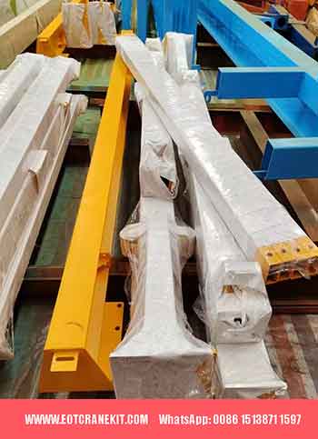 Main girder and steel structure of 3 ton electric chain hoist gantry crane with wheels for sale Mexico  Main girder and steel structure of 3 ton electric chain hoist gantry crane with wheels for sale Mexico