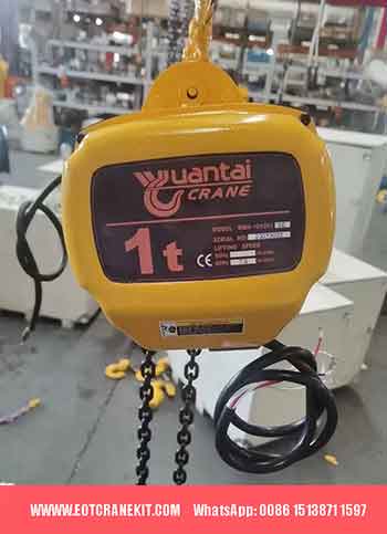 1 ton light kbk crane system electric chain hoist 