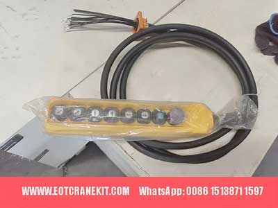 1000kg light kbk crane system parts：pendant control 