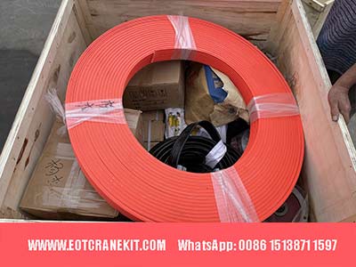 Seamless power line of 15 ton overhead crane 