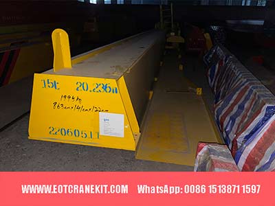 Main girder of 15 ton overhead crane for sale Poland 