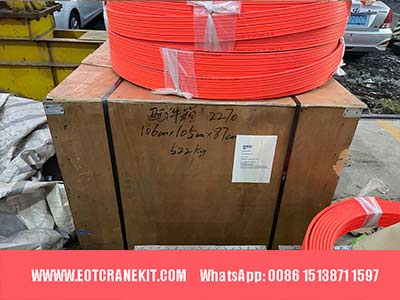 15 ton bridge crane electric power line and main parts and components