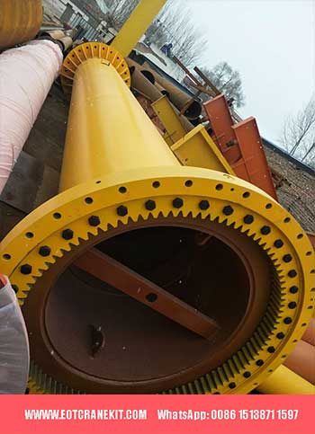 Pillar or column of floor mounted jib crane 10 ton for sale Sudan 