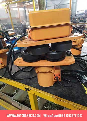 Electric motorized trolley for jib hoist 10 ton 