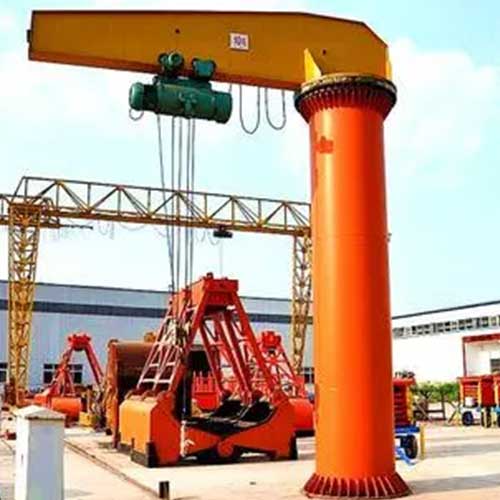 Heavy-Duty Floor Mounted Jib Crane 