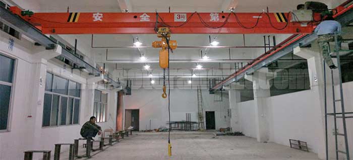 Pendant Controlled Top Running Single Girder Crane: Pendant Controlled Top Running Single Girder Crane: