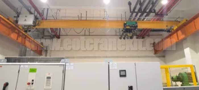 Radio Remote Controlled Top Running Single Girder Crane: