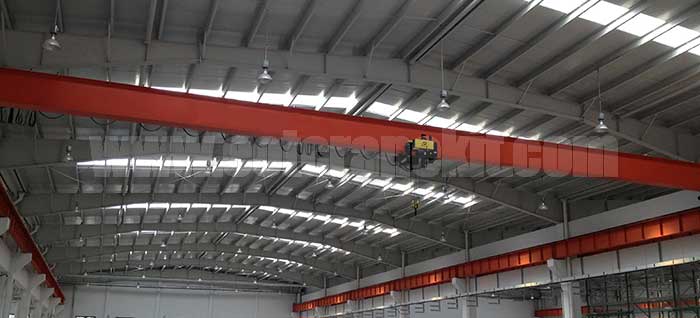 Top Running Single Girder Indoor Crane: