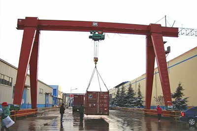 1. A-Frame Gantry Crane (5-ton):
