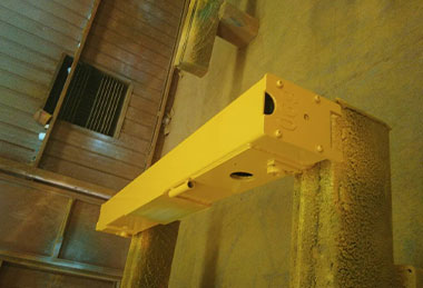 End carriage of single girder top running bridge crane 5 ton 