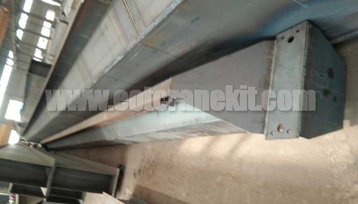 Semi finished box girder of top running single girder overhead crane for sale Mexico 