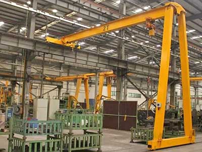 Electric Chain Hoist Wall Mounted Gantry Crane: Electric Chain Hoist Wall Mounted Gantry Crane: