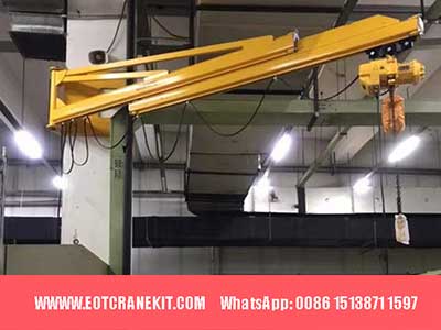 Telescoping Wall Jib Crane: