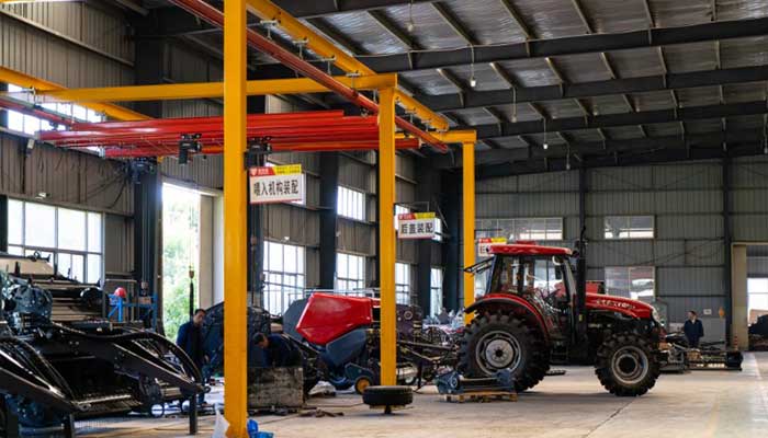 kbk crane for agricultural machinery workshop