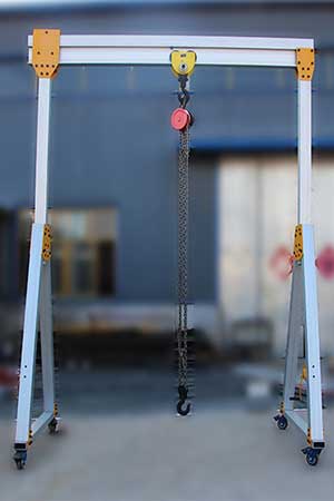Stainless Steel Portable Gantry on Wheels Stainless Steel Portable Gantry on Wheels