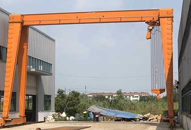 Single Girder Gantry Rail Cranes: